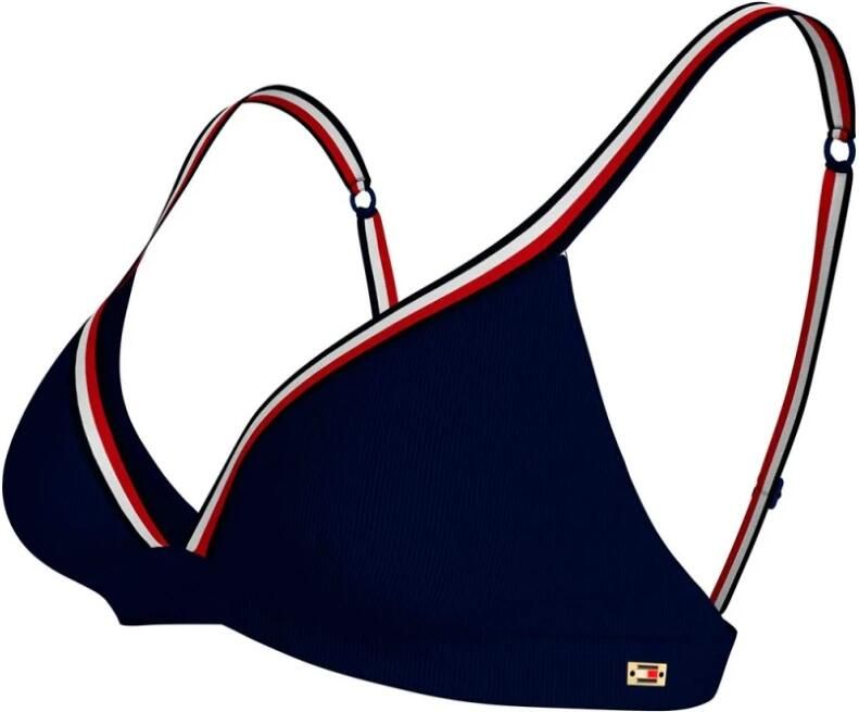 Tommy Hilfiger Swimwear Triangel-bikinitop TRIANGLE RP met ribstructuur - Foto 3