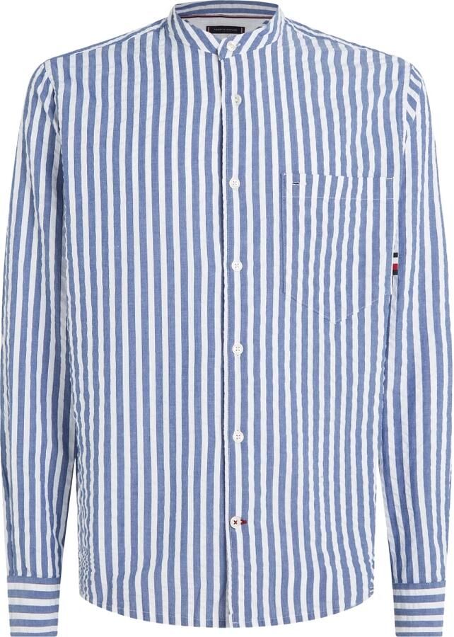 Tommy Hilfiger Overhemd met lange mouwen OXFORD SEERSUCKER STP RF SHIRT - Foto 5