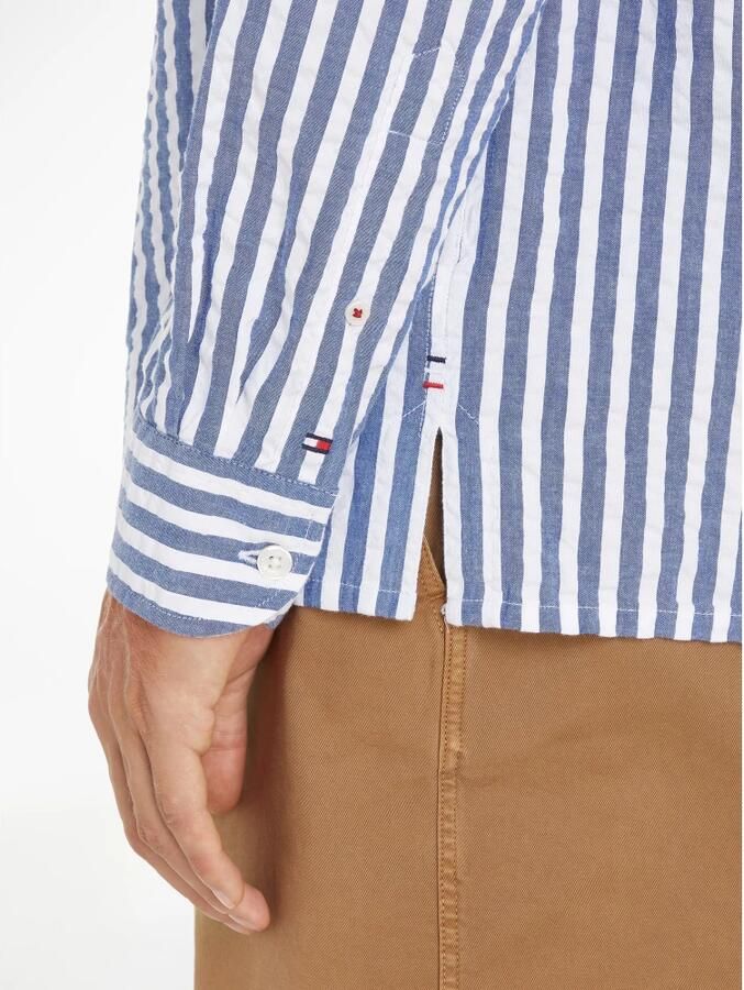 Tommy Hilfiger Overhemd met lange mouwen OXFORD SEERSUCKER STP RF SHIRT