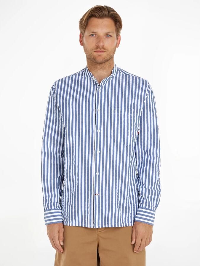 Tommy Hilfiger Overhemd met lange mouwen OXFORD SEERSUCKER STP RF SHIRT - Foto 4