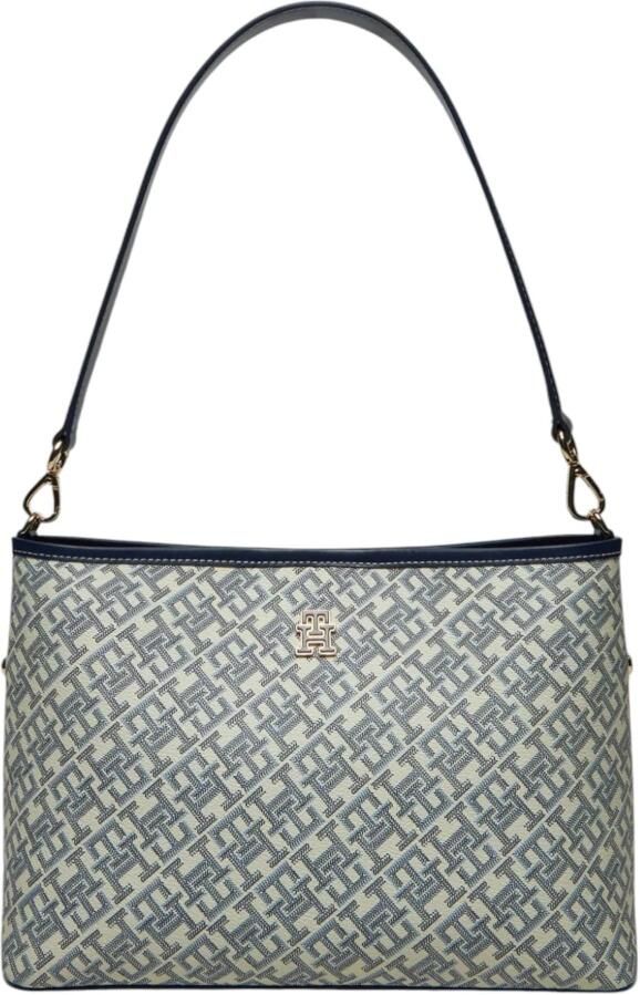 Tommy Hilfiger Klassieke Polyurethaan Handtas voor Vrouwen Blue Dames - Foto 4