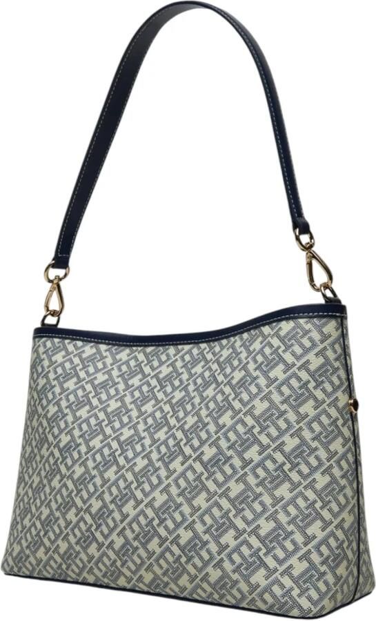 Tommy Hilfiger Klassieke Polyurethaan Handtas voor Vrouwen Blue Dames - Foto 3