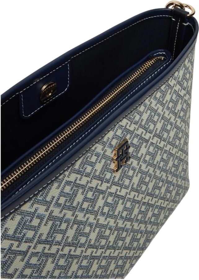 Tommy Hilfiger Klassieke Polyurethaan Handtas voor Vrouwen Blue Dames