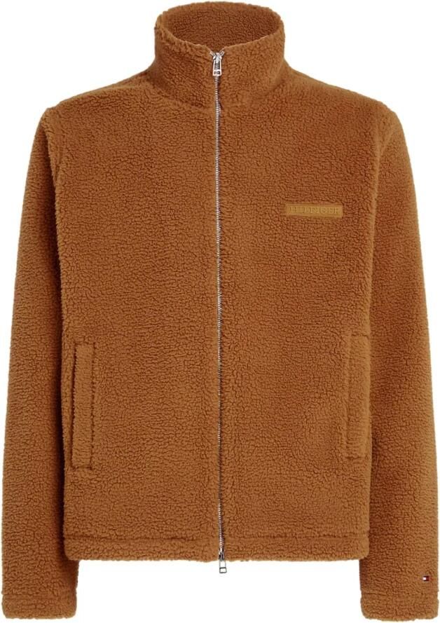 Tommy Hilfiger Sweatvest MONOTYPE TEXTURED FLEECE ZT van gestructureerd teddy-fleece - Foto 3