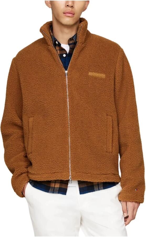 Tommy Hilfiger Sweatvest MONOTYPE TEXTURED FLEECE ZT van gestructureerd teddy-fleece - Foto 2