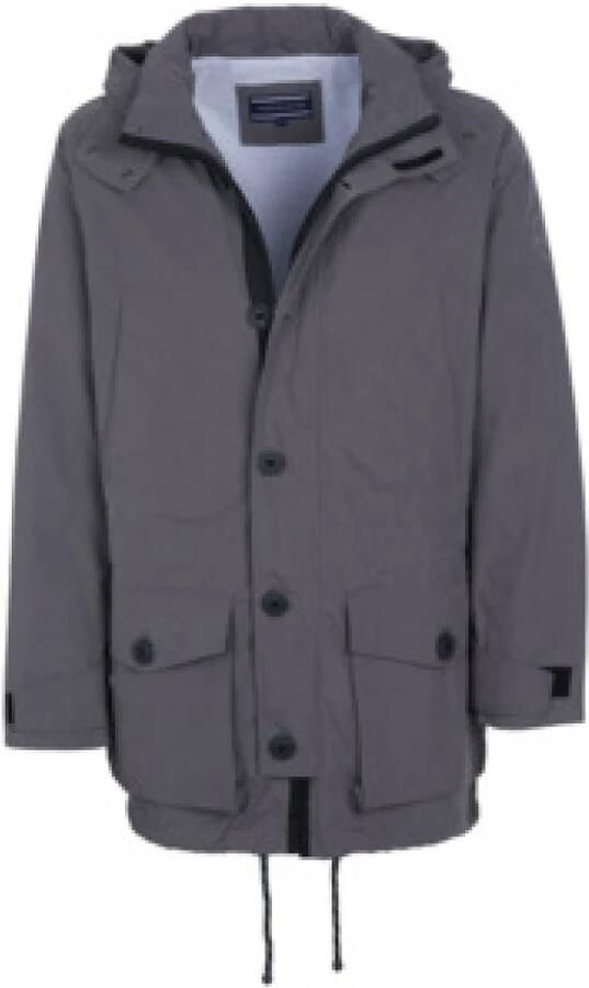 Tommy Hilfiger Stijlvolle Jas Gray Heren