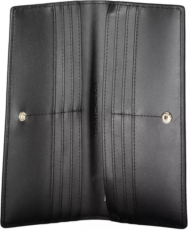 Tommy Hilfiger Portemonnee Polyethyleen portemonnee met dubbele spaties en logosluiting