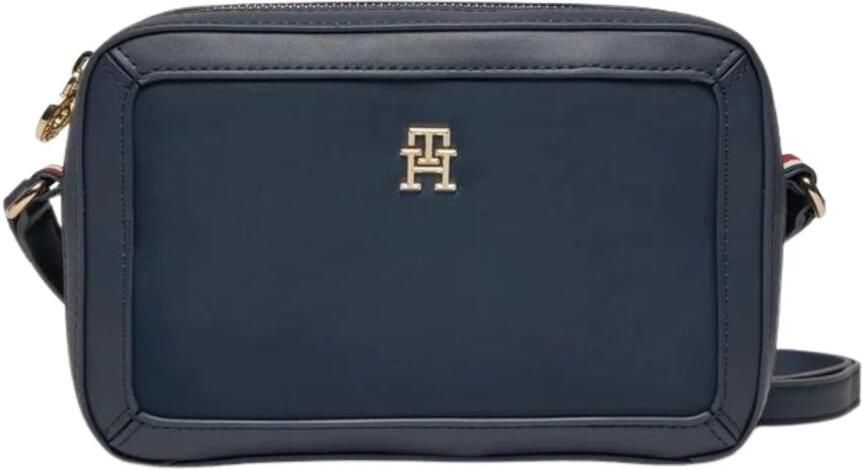 Tommy Hilfiger Stijlvolle Schoudertas met Rits Sluiting Blue Dames - Foto 4