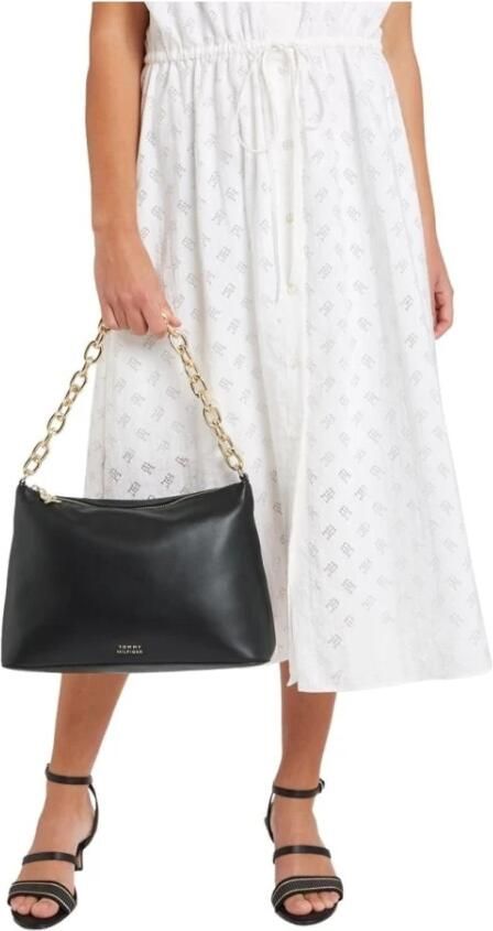 Tommy Hilfiger Hobo bags Casual Chic Leather Shoulder Bag in zwart - Foto 3