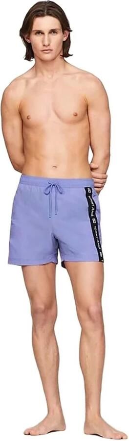 TOMMY HILFIGER UNDERWEAR Tommy Hilfiger Heren Zwembroeken Sf Medium Drawstring Side Tape Blauw - Foto 4