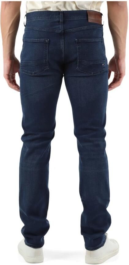 TOMMY HILFIGER Heren Jeans Slim Bleecker Pstr Tino Ind Donkerblauw - Foto 7