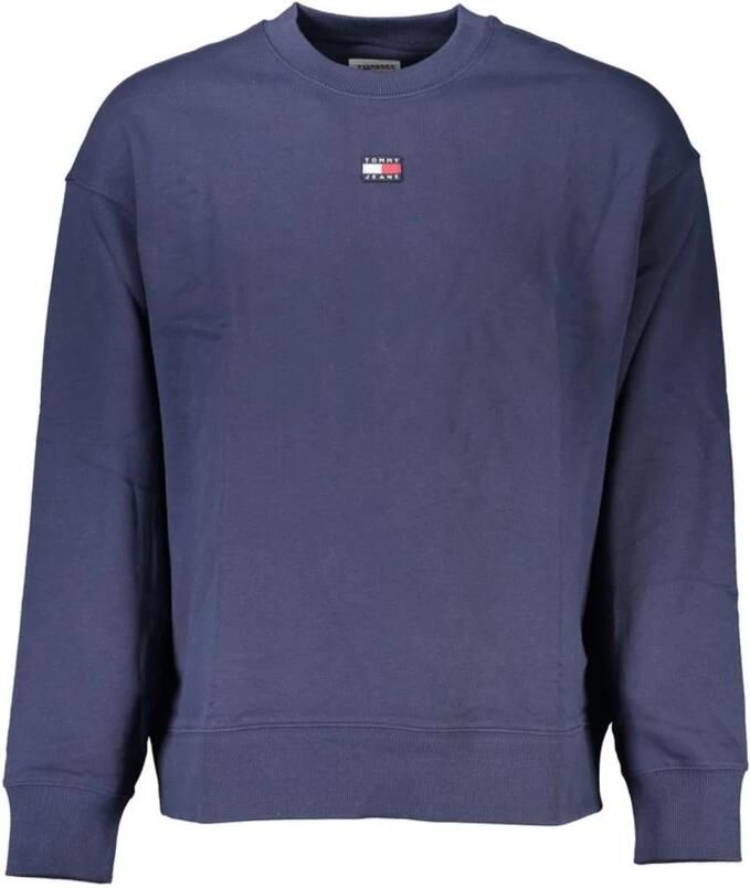 Tommy Hilfiger Blauwe Heren Sweatshirt Stijlvol en Comfortabel Blue Heren