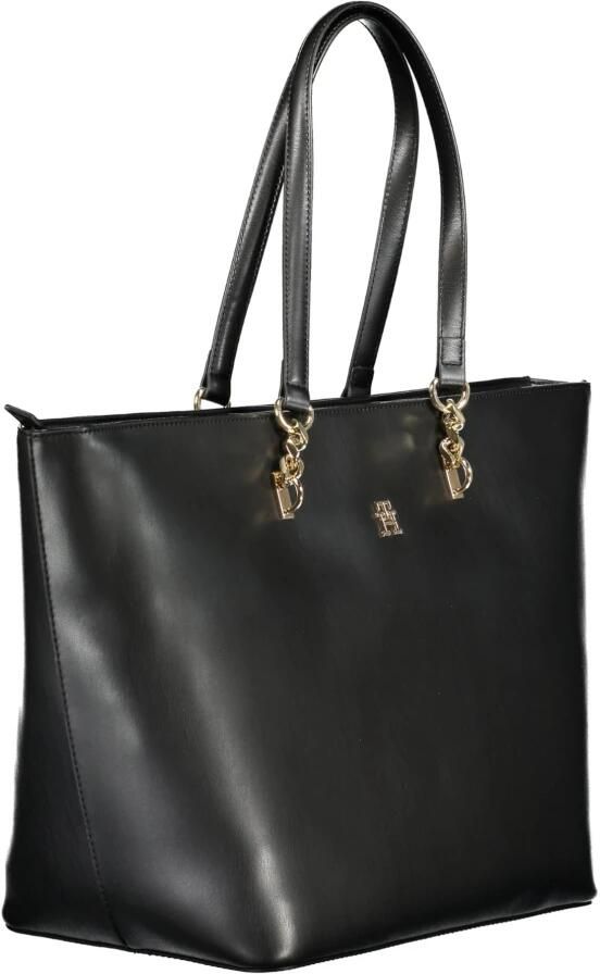Tommy Hilfiger Stijlvolle Tote Tas Lente Zomer Collectie Black Dames