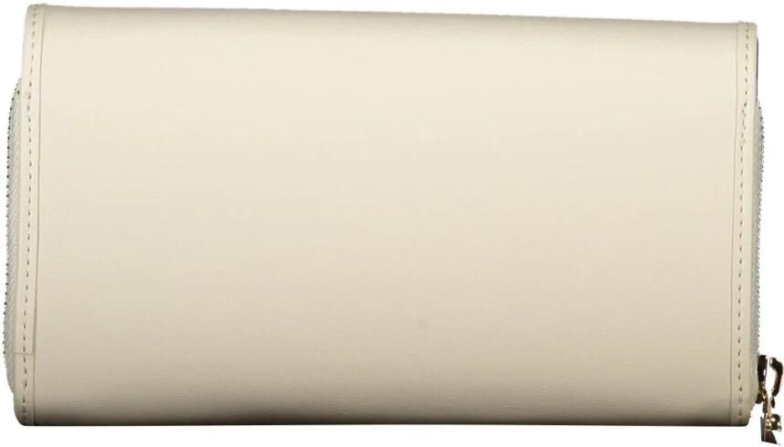 Tommy Hilfiger Damesportefeuille Wit Contrast Rits Sluiting Beige Dames - Foto 2