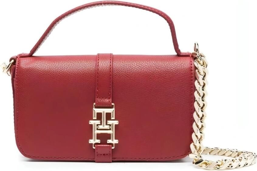 Tommy Hilfiger Schoudertas met labelapplicatie model 'TH PLUSH CROSSOVER' - Foto 4