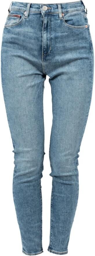 TOMMY JEANS Skinny fit jeans SYLVIA HR SPR SKNY met logobadge & borduursels - Foto 5