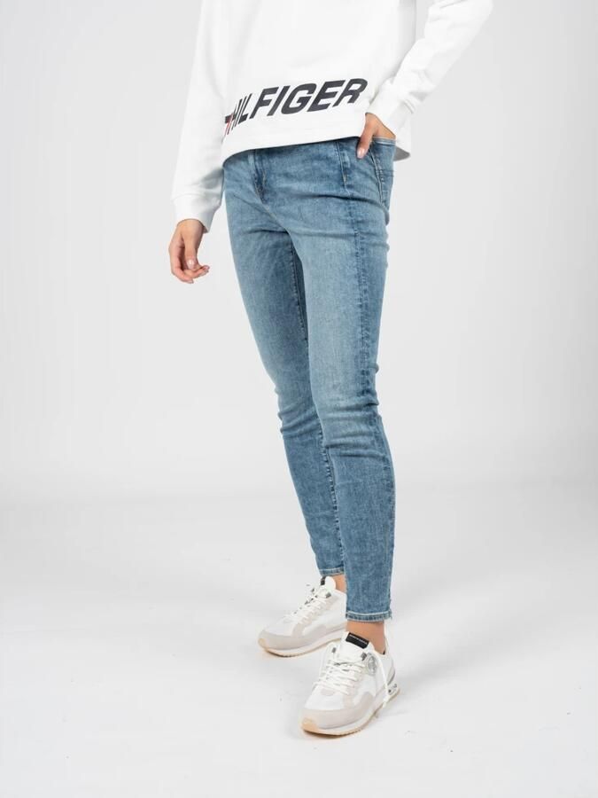 TOMMY JEANS Skinny fit jeans SYLVIA HR SPR SKNY met logobadge & borduursels - Foto 2