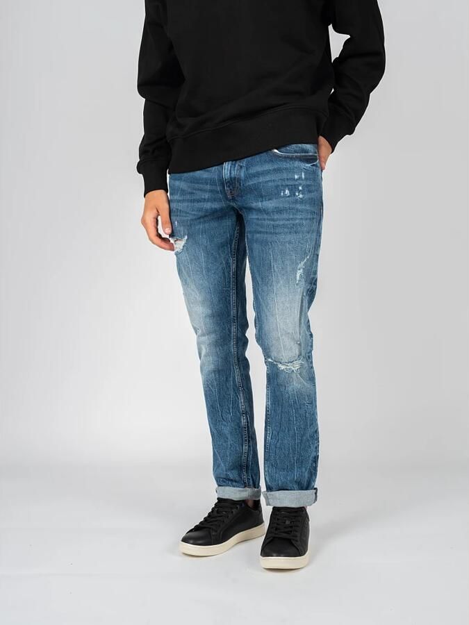 Tommy Hilfiger Cropped Jeans Blauw Heren - Foto 2