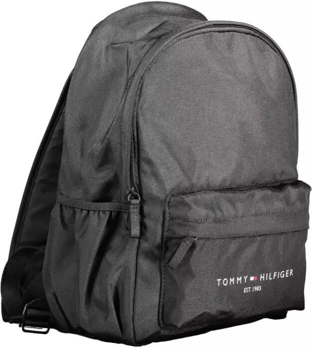 Tommy Hilfiger Zwarte herenrugzak met verstelbare banden Black Heren