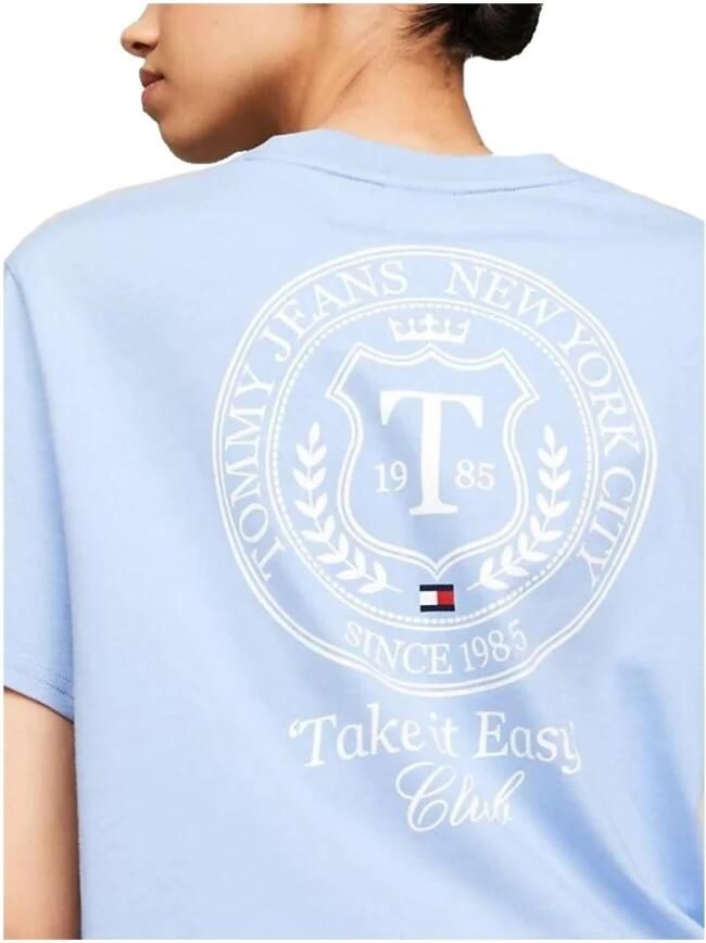 Tommy Hilfiger Urban Luxe T-shirt Blue Dames