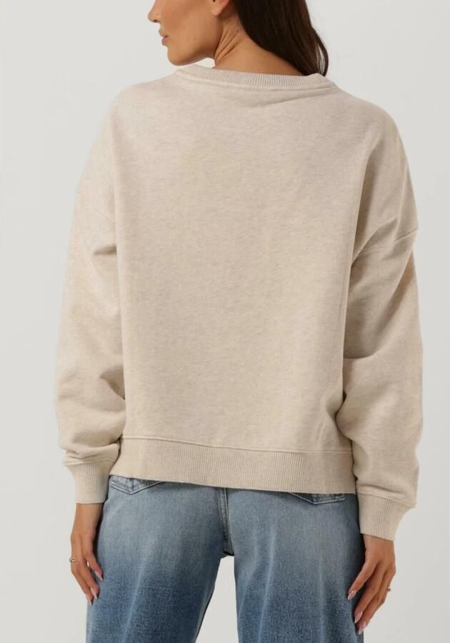 Tommy Hilfiger Beige Trui Rlx Varsity Open-nk Sweatshirt - Foto 4