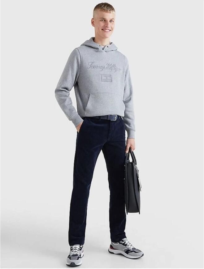 Tommy Hilfiger Corduroy broek met Franse steekzakken model 'DENTON' - Foto 2