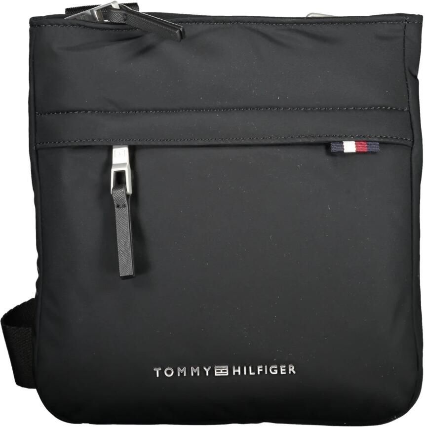 Tommy Hilfiger Verstelbare Schoudertas Zwart Polyester Logo Black Heren - Foto 3