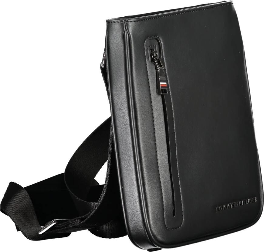 Tommy Hilfiger Verstelbare Schoudertas Zwart Ritssluiting Black Heren