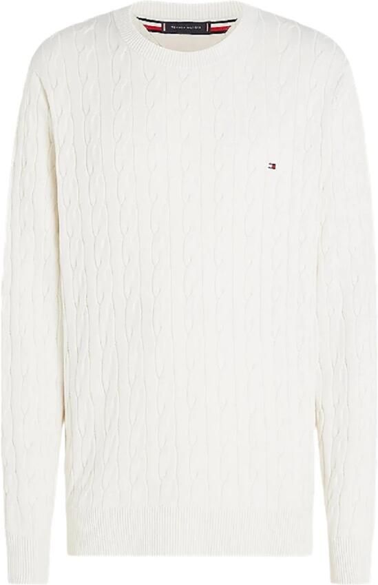 Tommy Hilfiger Retro-geïnspireerde Chain Knit Sweatshirt Room White Heren - Foto 5