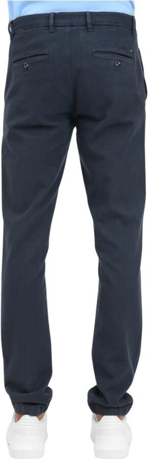 TOMMY HILFIGER Heren Broeken Chino Bleecker Structure Gmd Donkerblauw - Foto 8