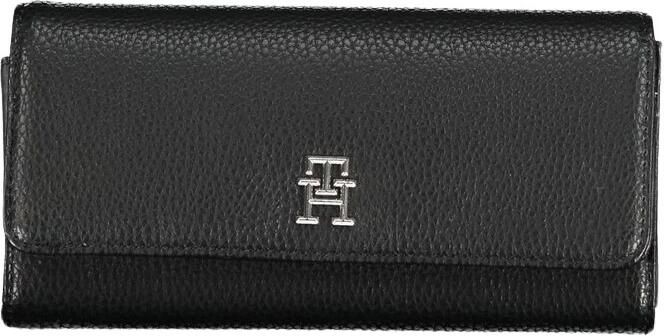 Tommy Hilfiger Portemonnee TH Signature Portemonnee Dames Leren Portemonnee - Foto 2