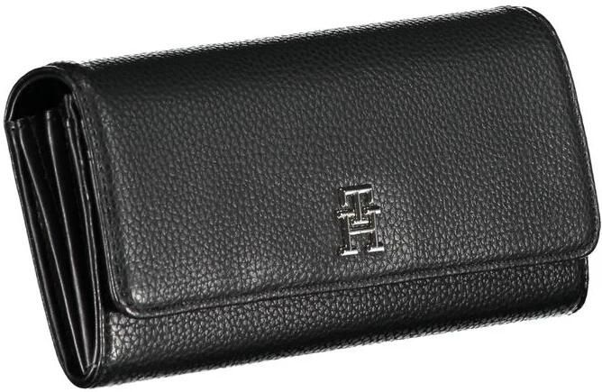 Tommy Hilfiger Portemonnee TH Signature Portemonnee Dames Leren Portemonnee