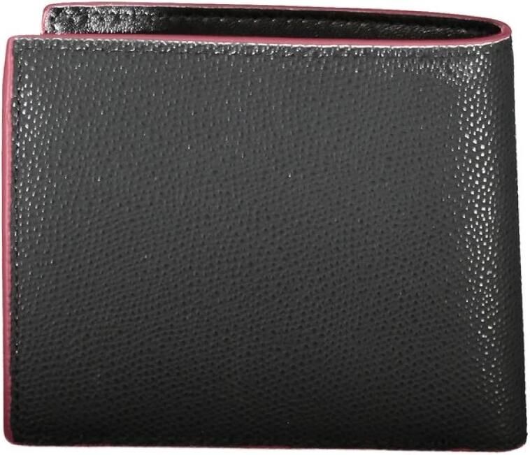 Tommy Hilfiger Heren Portemonnee Zwart Contrast Logo Black Heren