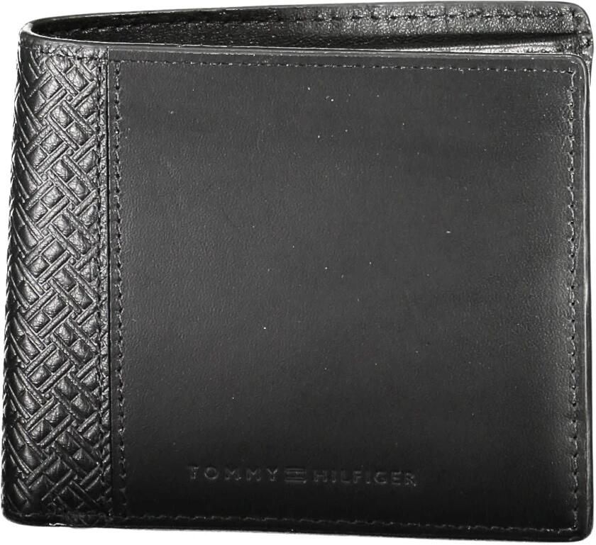 Tommy Hilfiger Elegante zwarte leren portemonnee voor heren Black Heren - Foto 2