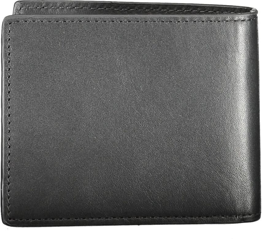 Tommy Hilfiger Zwarte Leren Portemonnee met Dubbele Kaartsleuven en Logo Zwart Heren - Foto 2