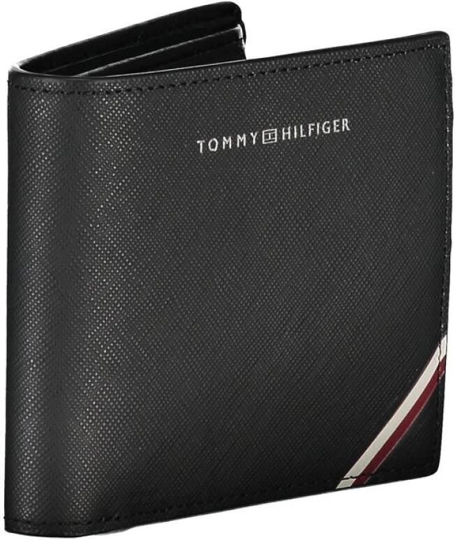 Tommy Hilfiger Zwarte portemonnee met kaartsleuven en geldclip Zwart Heren - Foto 3