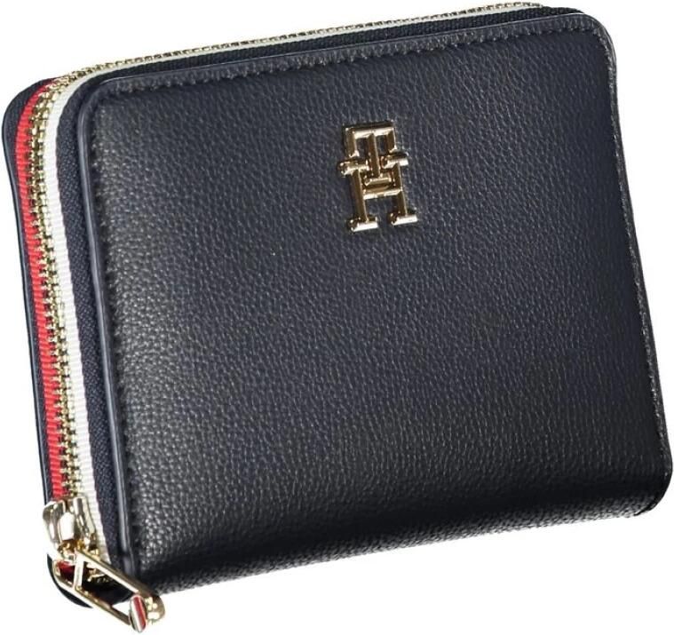 Tommy Hilfiger Blauwe Rits Multifunctionele Portemonnee Blue Dames