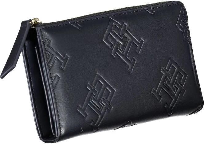 Tommy Hilfiger Blauwe Damesportemonnee met Ritssluiting Blue Dames