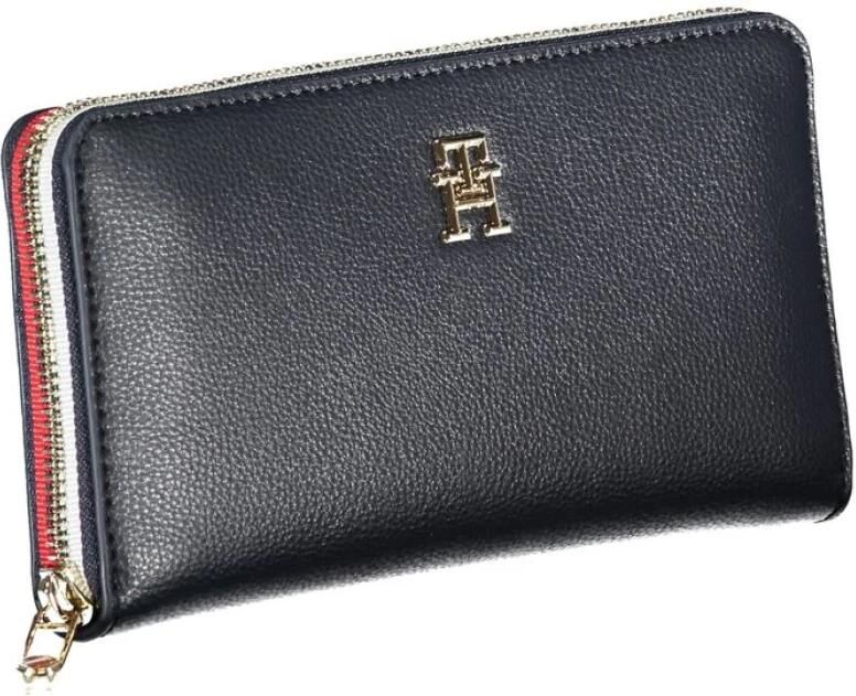 Tommy Hilfiger Blauwe Designer Portemonnee met Moderne Stijl Blue Dames