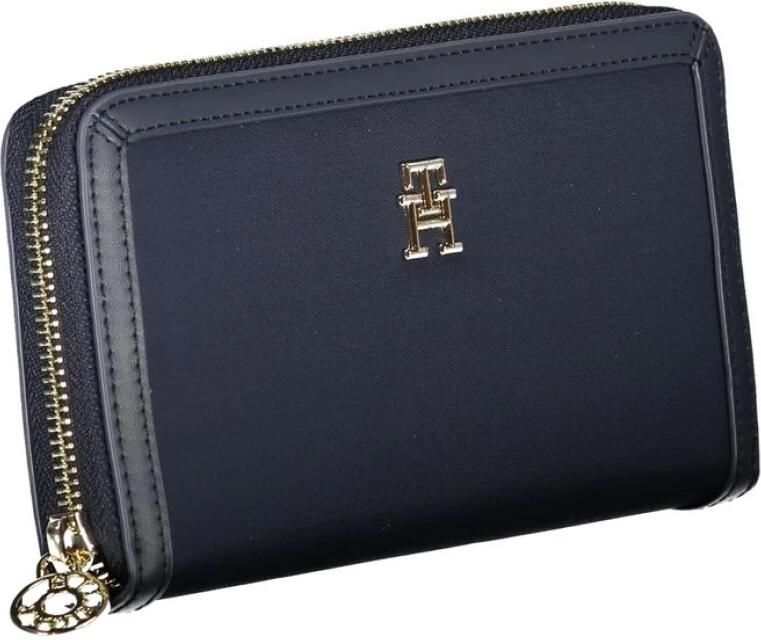 Tommy Hilfiger Blauwe Damesportemonnee met Ritssluiting Blue Dames