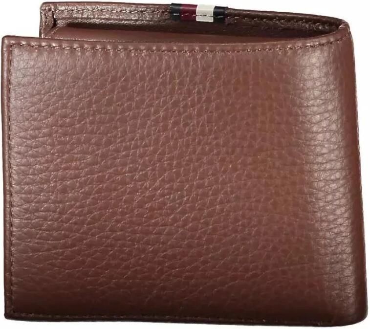 Tommy Hilfiger Bruine Herenportemonnee met Meerdere Compartimenten Brown Heren