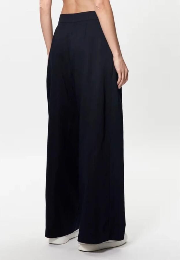 Tommy Hilfiger Wijde Pijp Blend Broek voor Vrouwen Blue Dames - Foto 4