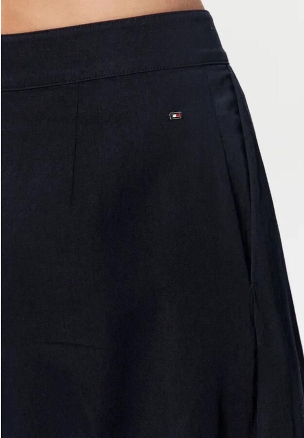 Tommy Hilfiger Wijde Pijp Blend Broek voor Vrouwen Blue Dames - Foto 2