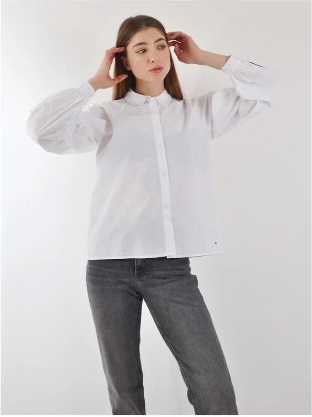 Tommy Hilfiger Blouse met lange mouwen ORG CO SOLID RAGLAN SHIRT LS - Foto 3