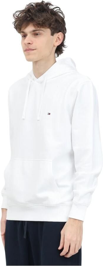Tommy Hilfiger Witte Hoodie Sweater Casual Stijl White Heren - Foto 3