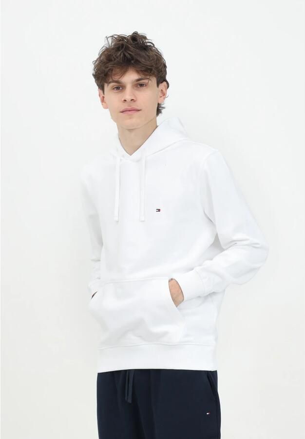 Tommy Hilfiger Witte Hoodie Sweater Casual Stijl White Heren