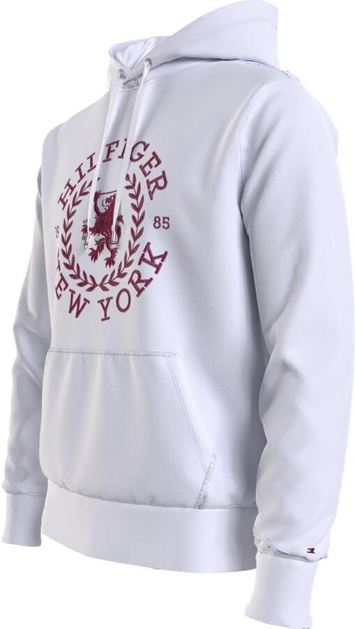 Tommy Hilfiger Witte Hoodie Sweatshirt Ss24 White Heren - Foto 3