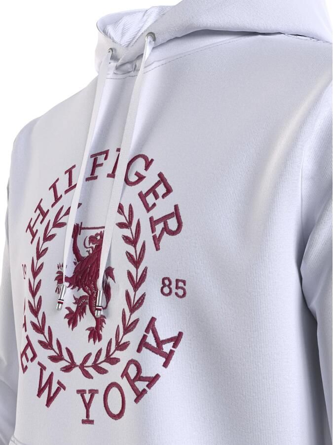 Tommy Hilfiger Witte Hoodie Sweatshirt Ss24 White Heren