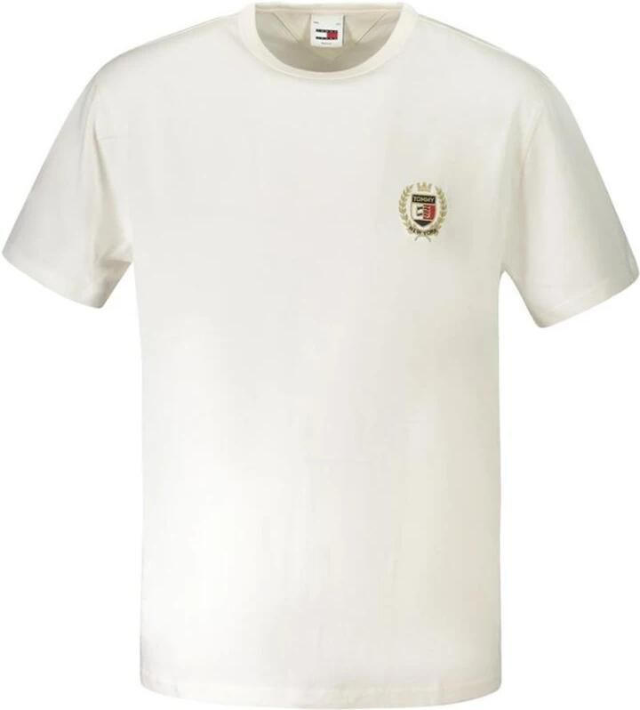 TOMMY JEANS T-shirt TJM REG RWB CREST FLAG TEE EXT geborduurd merkembleem op borsthoogte