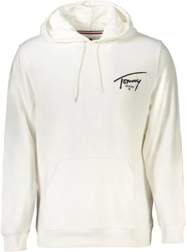 Tommy Hilfiger Witte Katoenen Hoodie voor Mannen White Heren - Foto 2